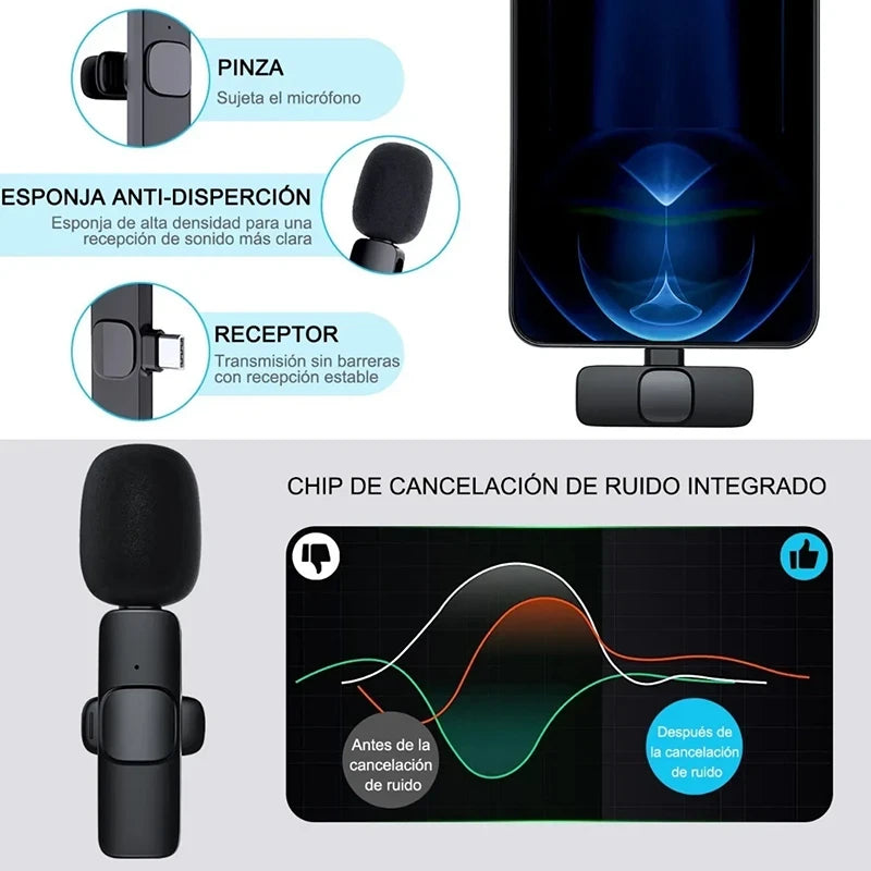 Wireless Lavalier Microphone Type-C